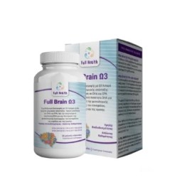 Full Health Συμπλήρωμα Διατροφής με Απεσταγμένα Ιχθυέλαια Υψηλής Συμπύκνωσης  Full Brain Omega 3 60caps
