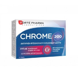 Συμπλήρωμα Διατροφής Για Αδυνάτισμα με Χρώμιο Chrome 200 Forte Pharma 30 tabs