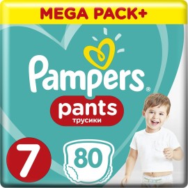 Pampers Premium Care Pants Monthly Pack Πάνες Βρακάκι No 7 για 17+kg 80τμχ
