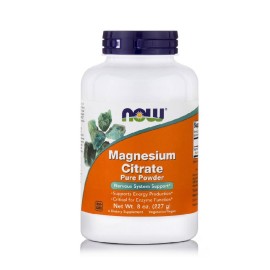 Κιτρικό Μαγνήσιο Σε Σκόνη Magnesium Citrate Powder Vegeterian Now 226.7 gr