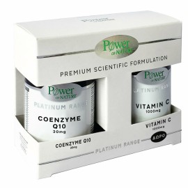 Power Health Promo 1+1 ΔΩΡΟ Platinum Range CoEnzyme Q10 30mg 30 κάψουλες & Platinum Range Vitamin C 1000mg 20 ταμπλέτες