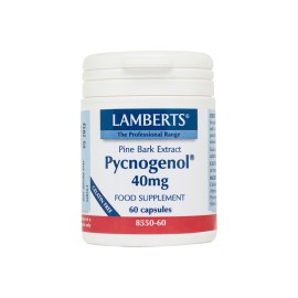 Lamberts Αντιοξειδωτικό Συμπλήρωμα Πυκνογενόλης Pycnogenol 40mg 60caps