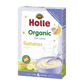 Βιολογική Παιδική Κρέμα Με Μπανάνα & Γάλα Απο 6 Μηνών Holle 250 gr