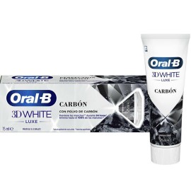 Oral-B 3D White Luxe Charcoal με Σκόνη Άνθρακα για Λεύκανση 75ml