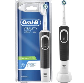 Oral-B Vitality 100 Cross Action Ηλεκτρική Οδοντόβουρτσα Μαύρη