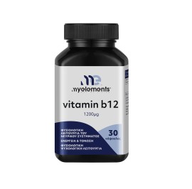 My Elements Vitamin B12 1200mg Συμπλήρωμα Διατροφής με Βιταμίνη Β12 για την Καλή Λειτουργία του Νευρικού Συστήματος 30 κάψουλες