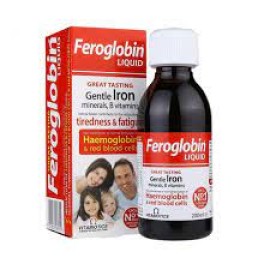 Vitabiotics Συμπλήρωμα Σιδήρου Σε Υγρή Μορφή Feroglobin Liquid  200 ml
