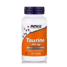 Συμπλήρωμα Ταυρίνης 1000mg Taurine 1000mg Now 100caps