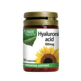 Power Health Υαλουρονικό Οξύ 100mg  Hyaluronic Acid 100mg   30caps