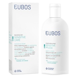 Απαλό υγρό καθαρισμού Sensitive Shower & Cream Eubos 200ml