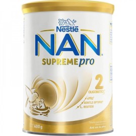 Nestle Nan Supreme Pro 2 Γάλα σε Μορφή Σκόνης Δεύτερης Βρεφικής Ηλικίας από τον 6ο Μήνα 400gr