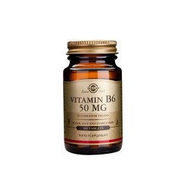 Βιταμίνη B6 Vitamin Β6 50mg Solgar 100 tabs