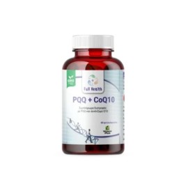 Full Health Συμπλήρωμα Διατροφής για Υγεία Νευρικού Συστήματος PQQ & CoQ10  60caps