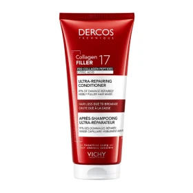 Vichy Dercos Collagen 17 Filler Conditioner για Δράση κατά της Τριχόπτωσης και της Θραύσης των Μαλλιών 200ml