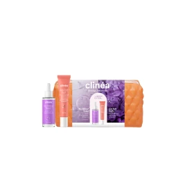 Clinea Promo AntiAge Essentials Σετ Δώρου Αντιγήρανσης με Bioretinol Reset Serum Ορό Αντιγήρανσης και Λάμψης 30ml & Anti Puff Stuff Κρέμα Ματιών Αντιγήρανσης και Λάμψης 15 ml σε Πορτοκαλί Νεσεσέρ
