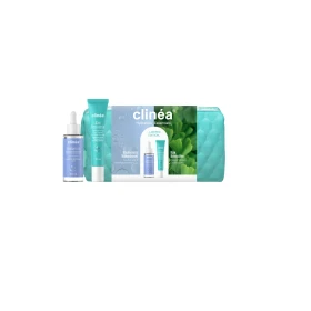 Clinea Promo Hydration Essentials Σετ Δώρου Ενυδάτωσης με Hyaluronic Waterbomb Serum Ενυδατικό και Καταπραϋντικό Ορό 30ml & Eye Smoothie Cream Κρέμα Ματιών Ενυδάτωσης 15ml σε Γαλάζιο Νεσεσέρ