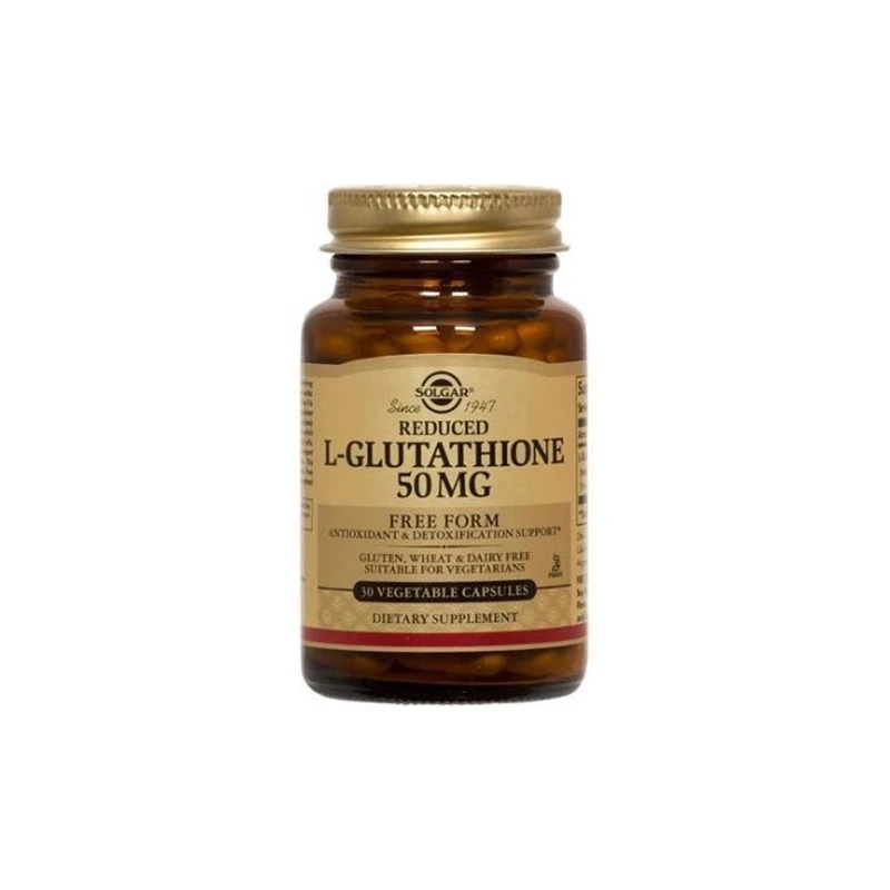 solgar glutathione 50 mg Γλουταθειόνη L-Glutathione 50 mg Solgar 30 vcaps